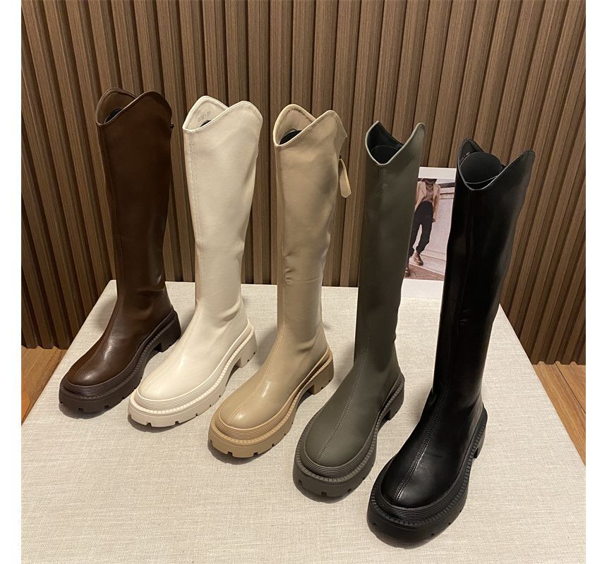 Tall Cowboy Boots Platform