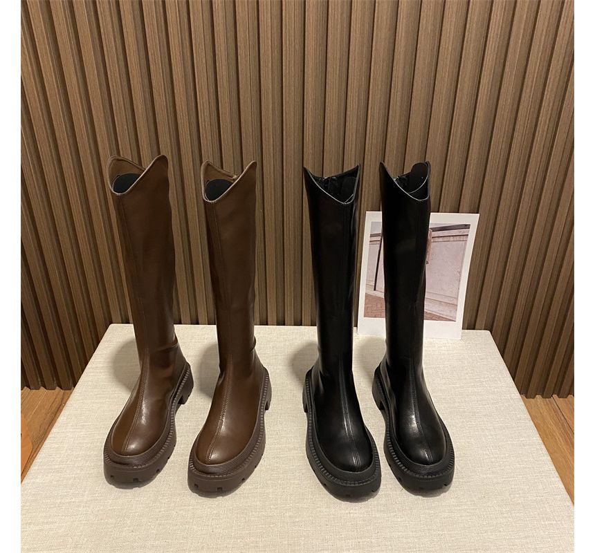 Tall Cowboy Boots Platform