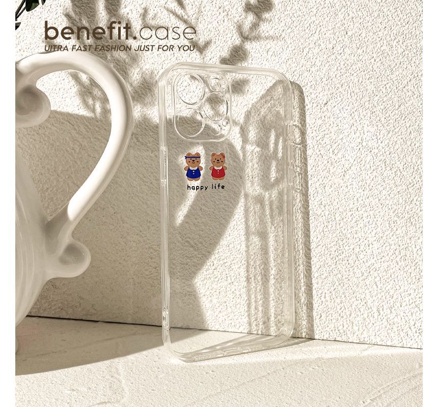 Bear Phone Case Transparent