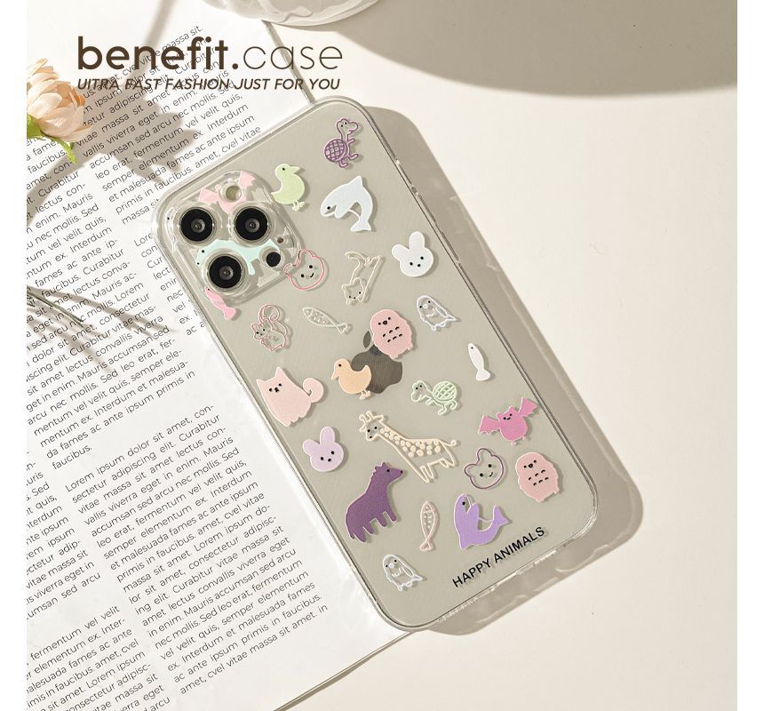 Case Phone Animal Transparent