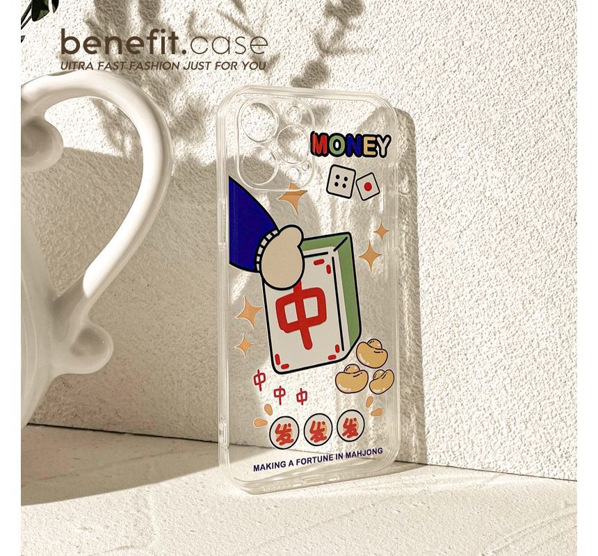 Case Mahjong Transparent Phone
