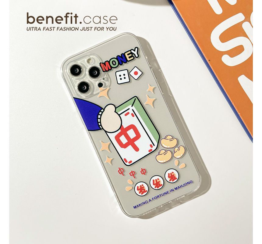 Case Mahjong Transparent Phone