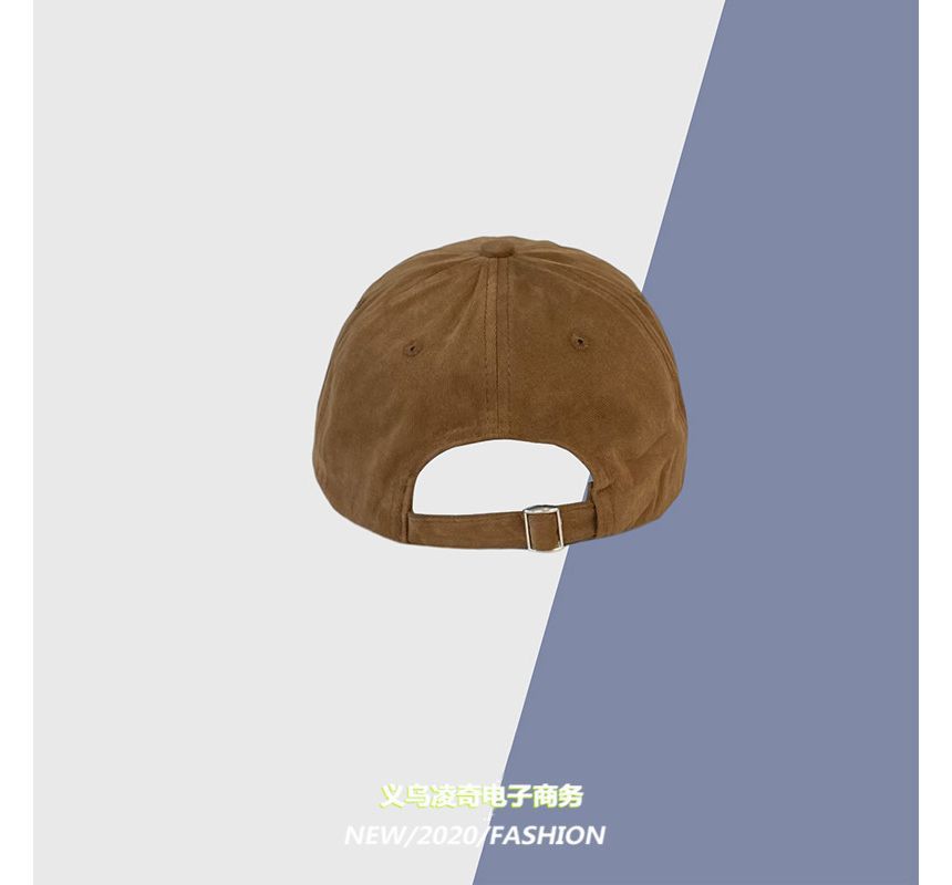 Embroidered Lettering Cap Baseball