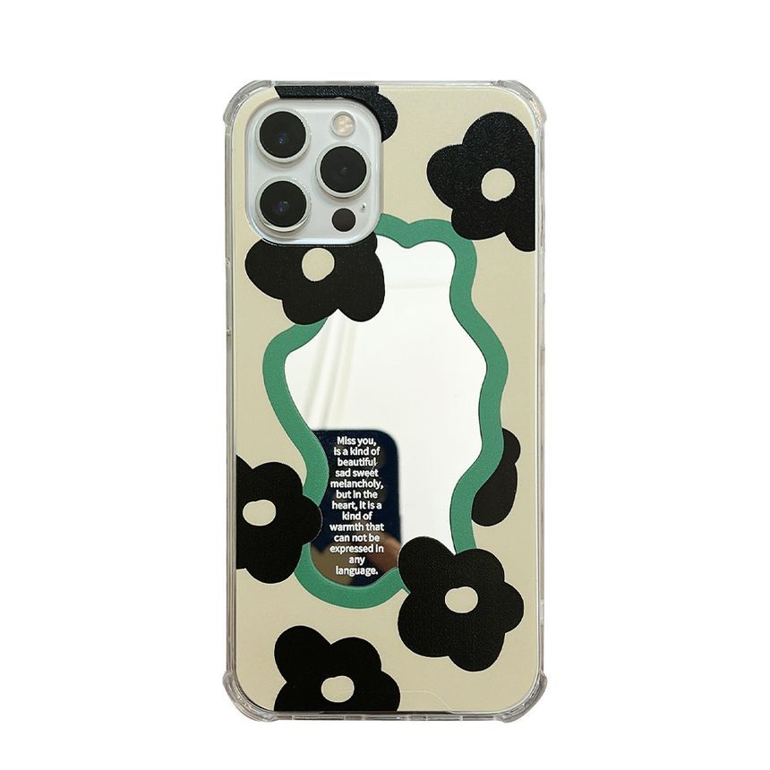 Mirrored Phone Floral Case