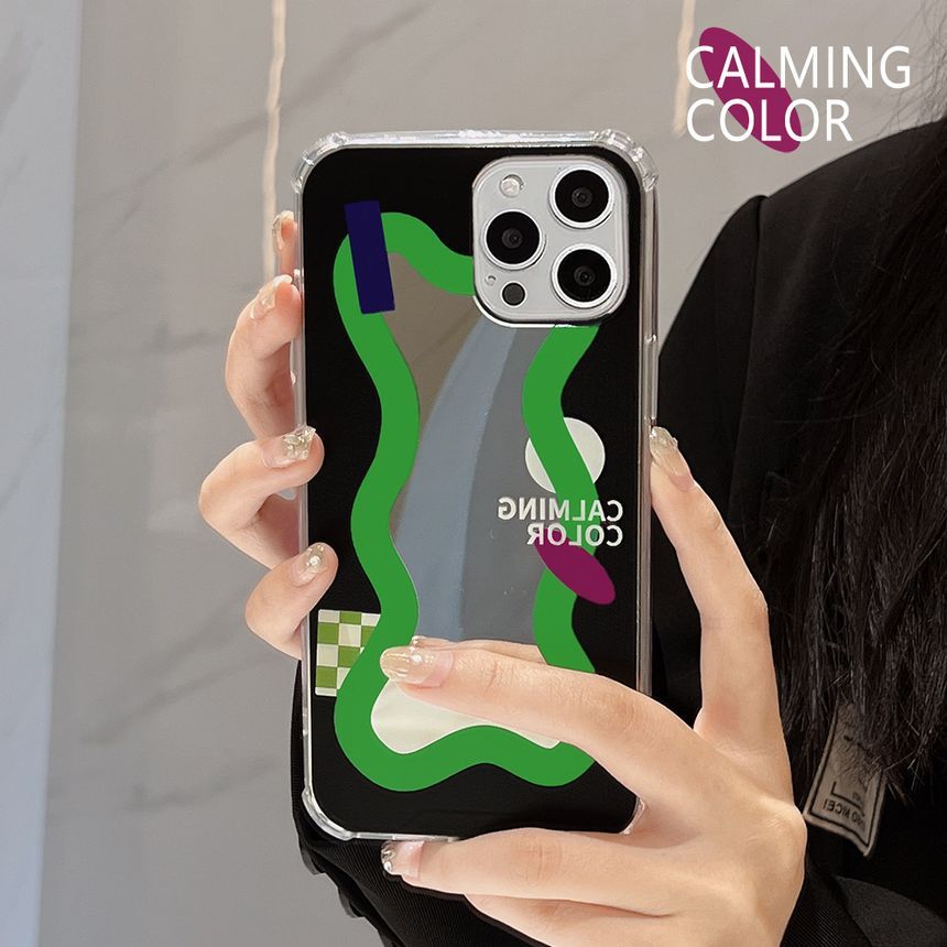 Mirrored Phone Floral Case