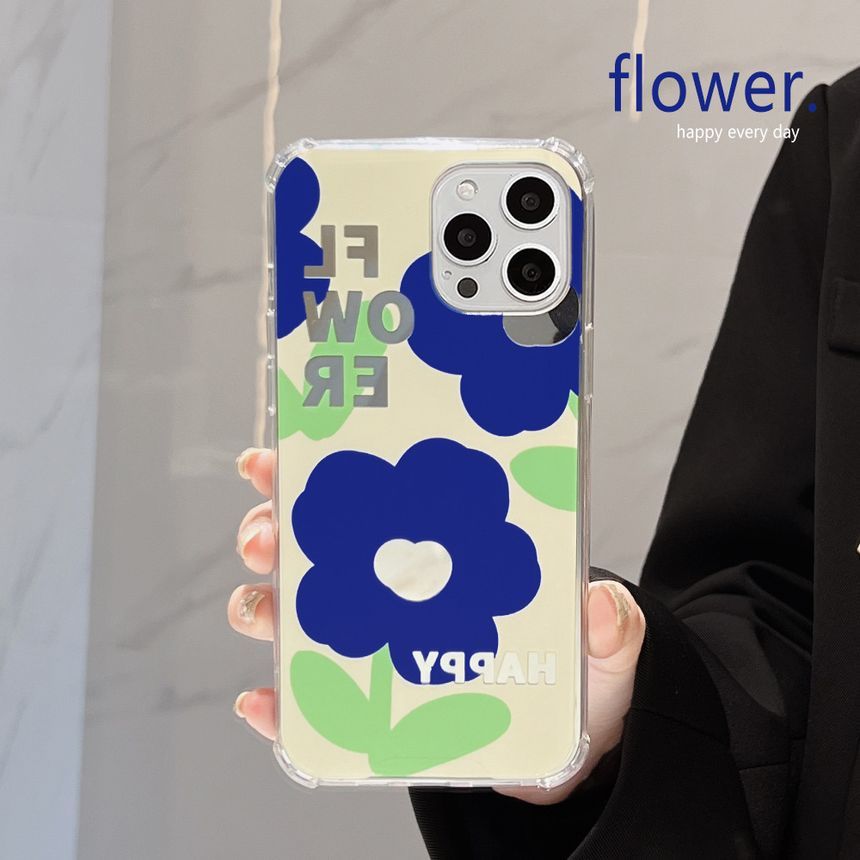 Mirrored Phone Floral Case