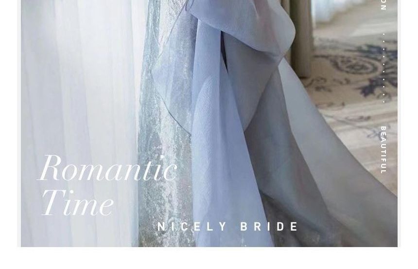 Off-Shoulder Paneled Gown Mermaid Evening Lace