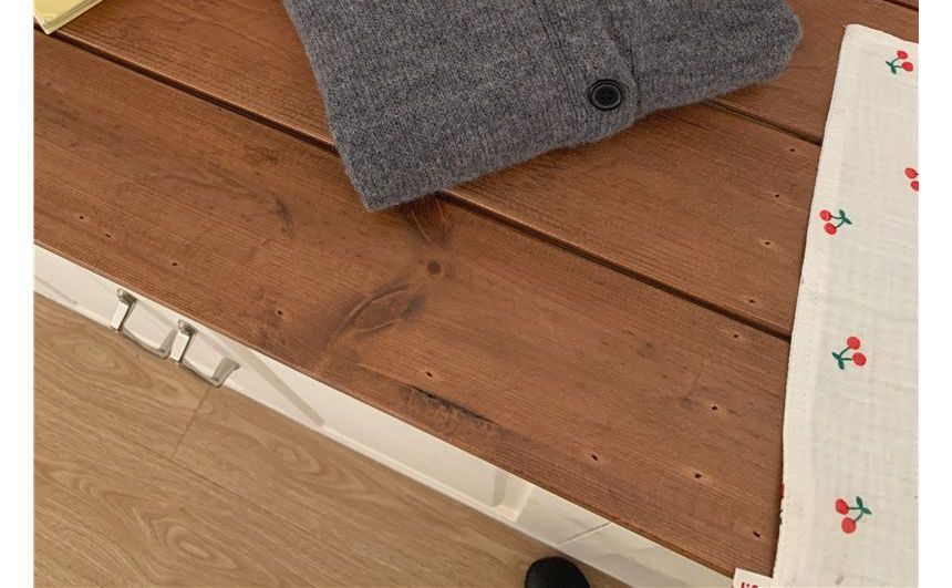 Cardigan à bordure contrastante et col