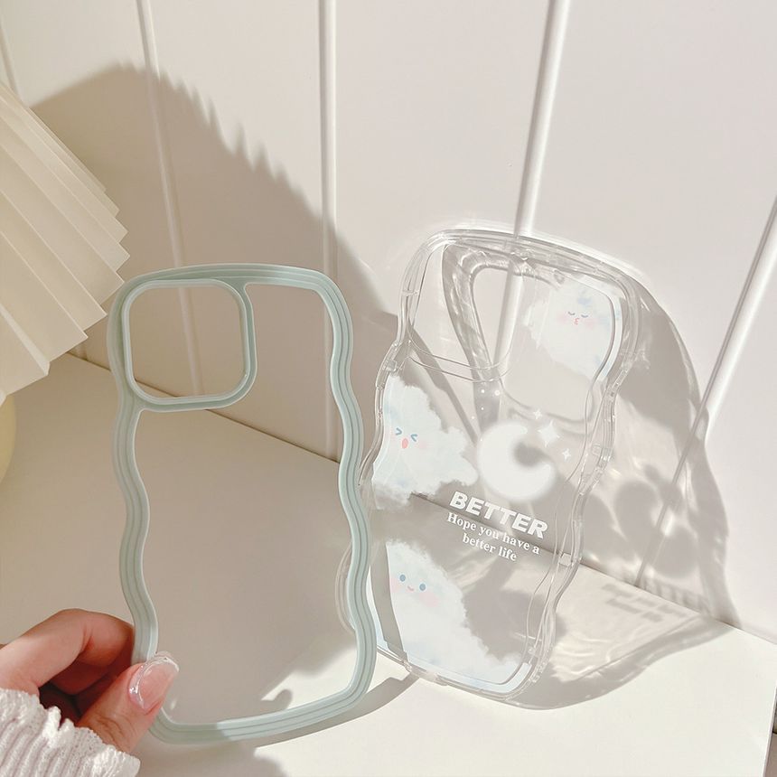 Phone Transparent Case Cloud