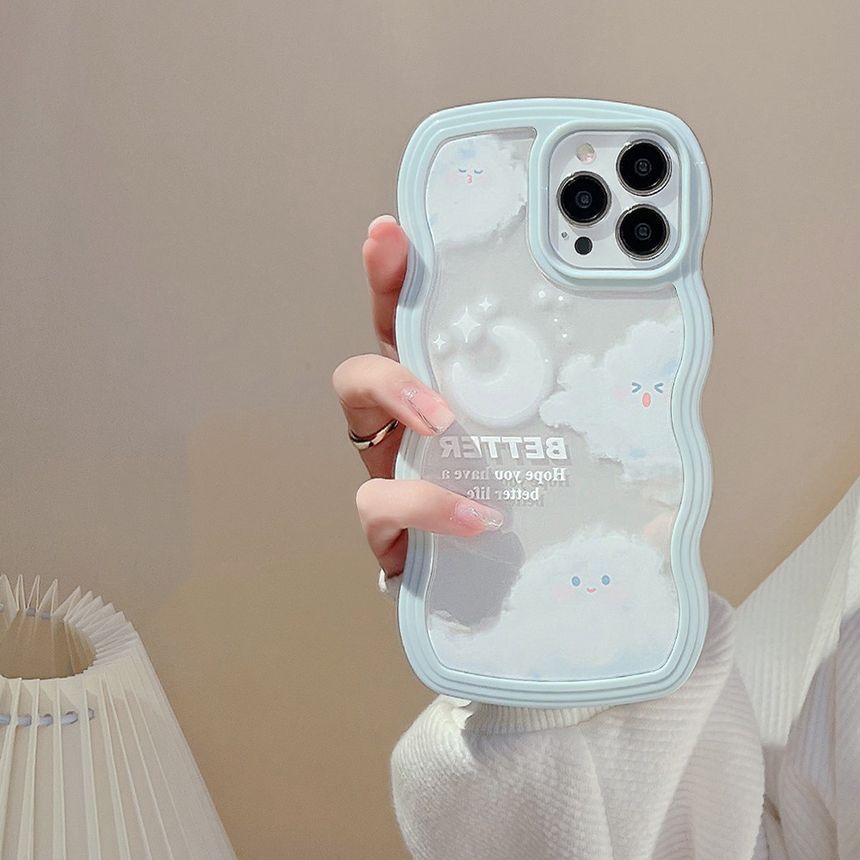 Phone Transparent Case Cloud