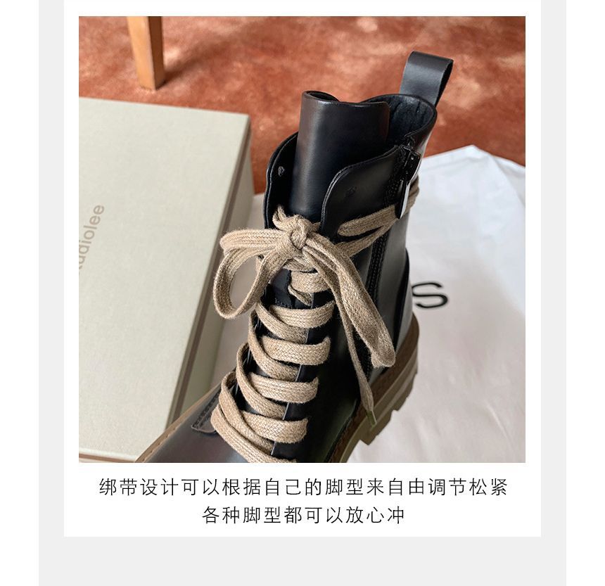 Short Chunky-Heel Color Boots Block