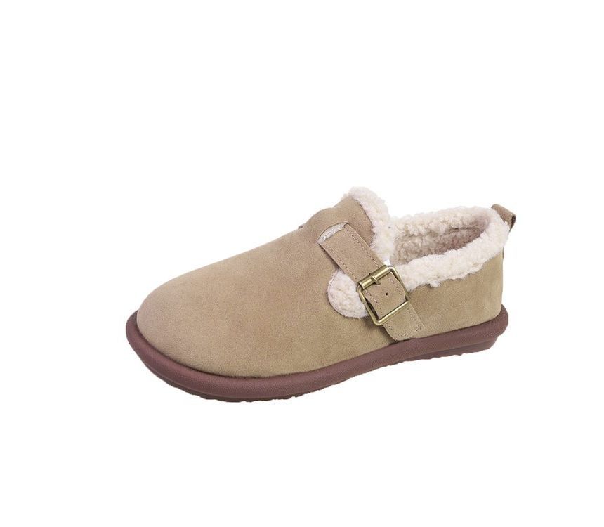 Fluffy Trim Moccasins