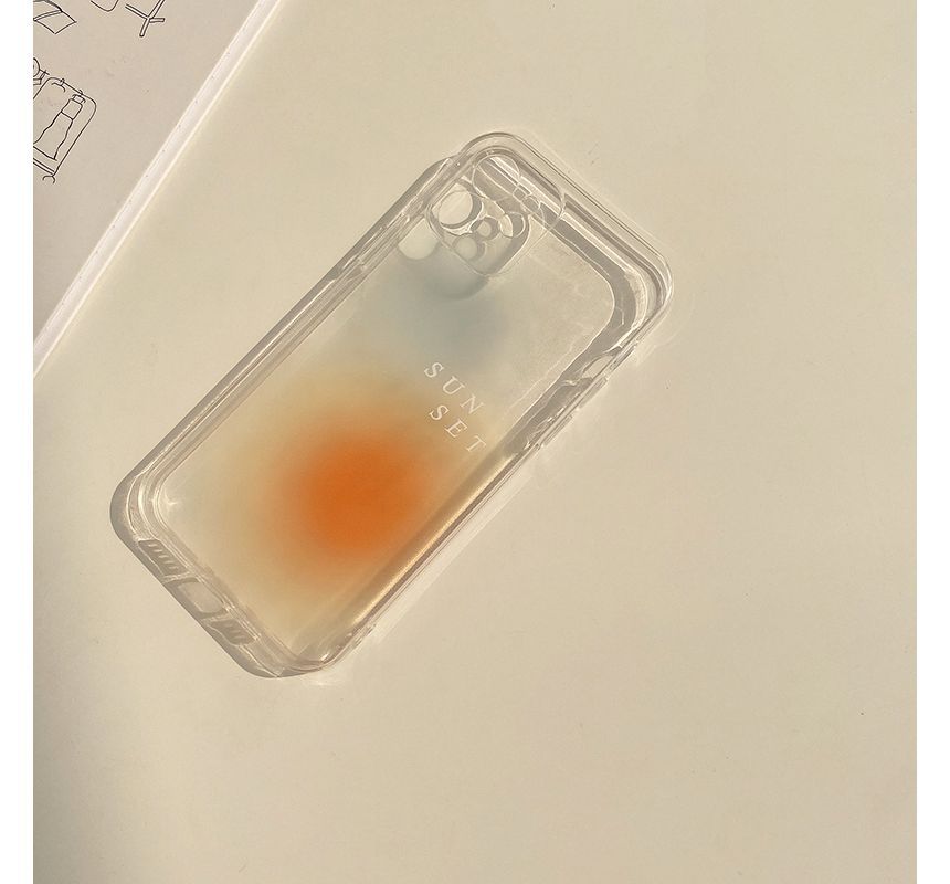 Transparent Phone Case Gradient