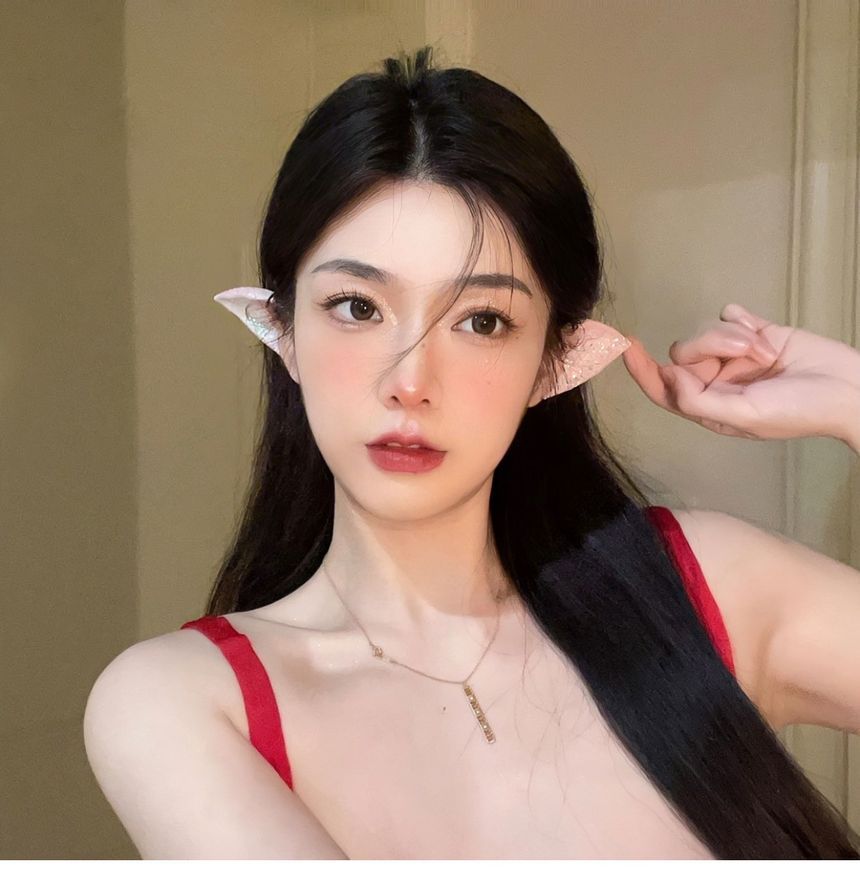 Elf Ear Silicone Party Cosplay Earring