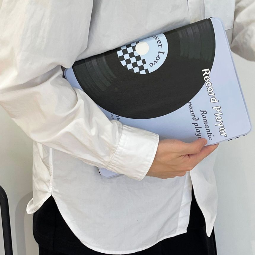 Print iPad Vinyl Case Record