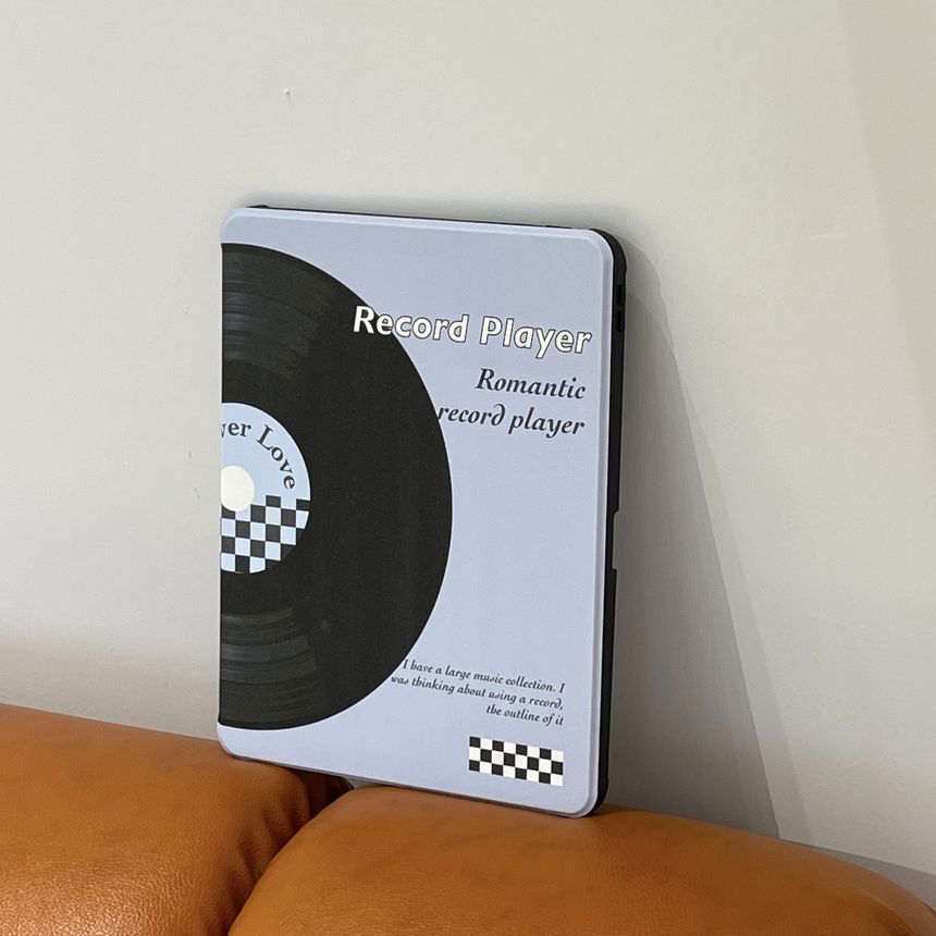 Print iPad Vinyl Case Record