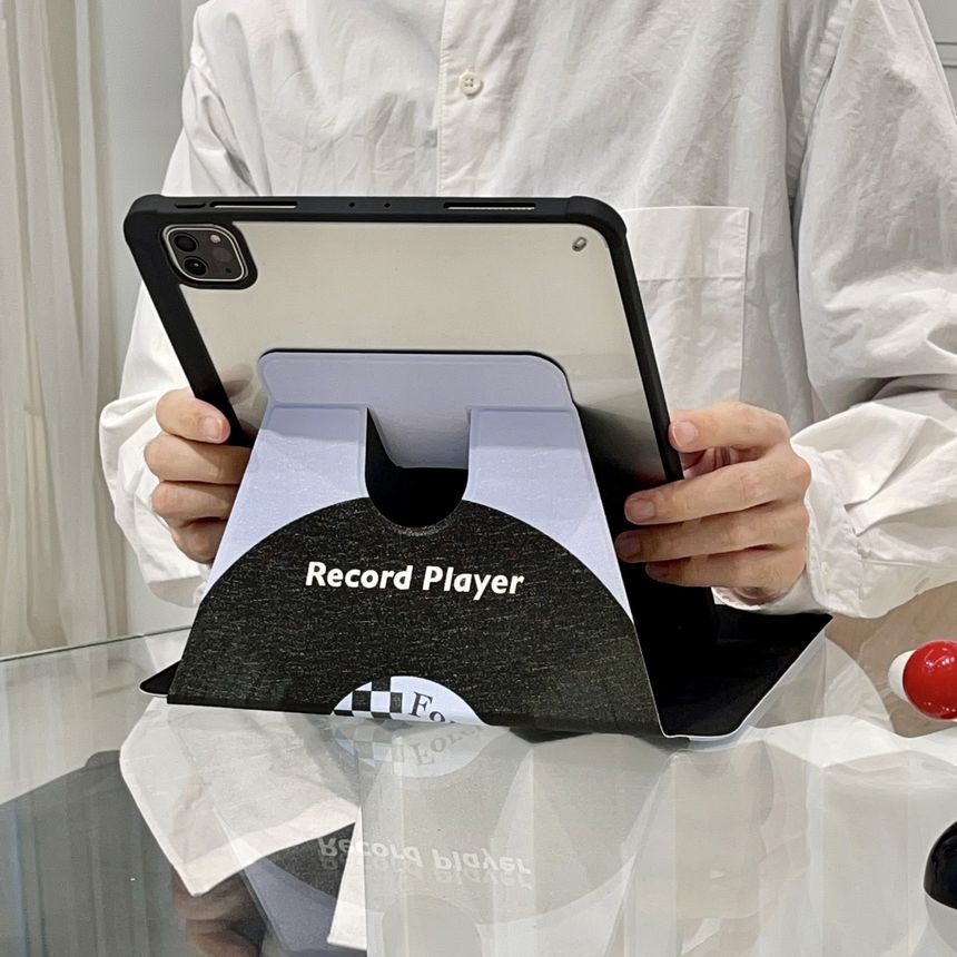 Print iPad Vinyl Case Record