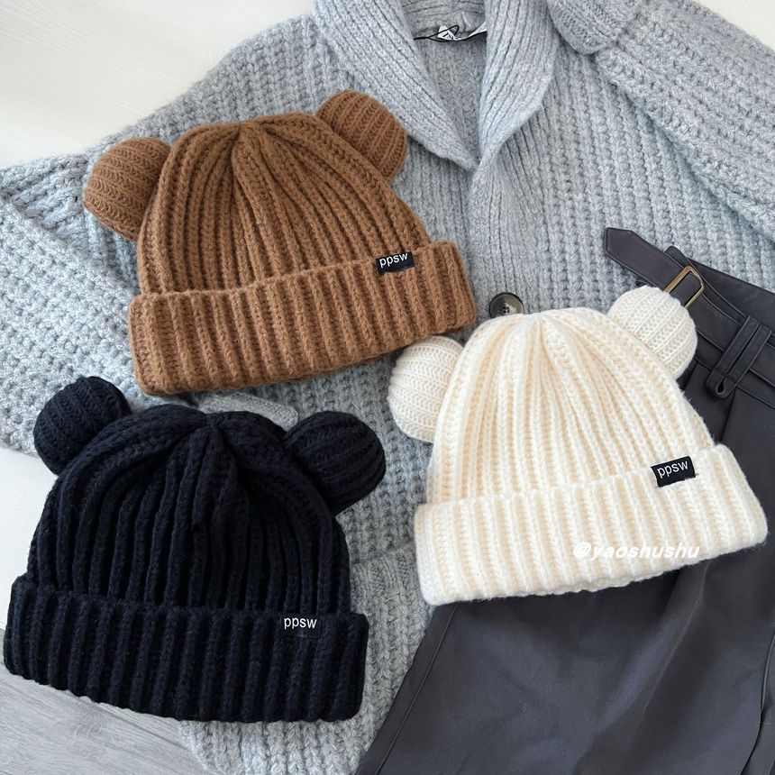 Beanie Bear Ear Knit