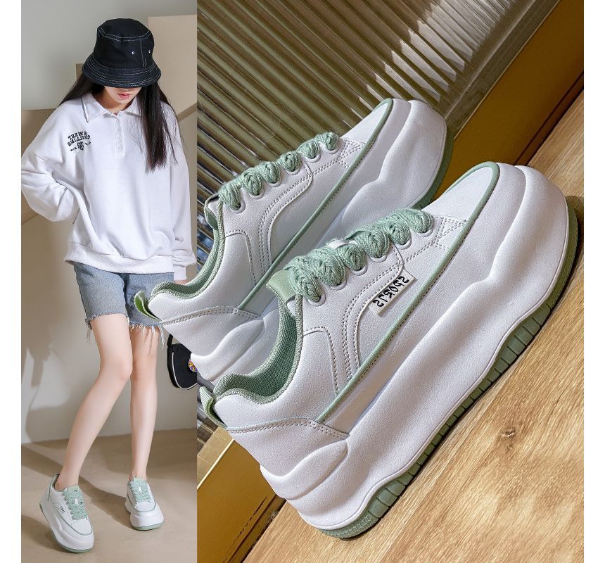 Lace Platform Up Sneakers