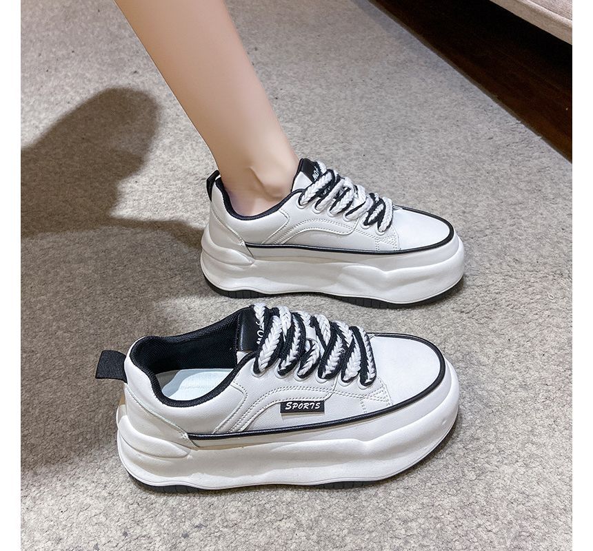 Lace Platform Up Sneakers