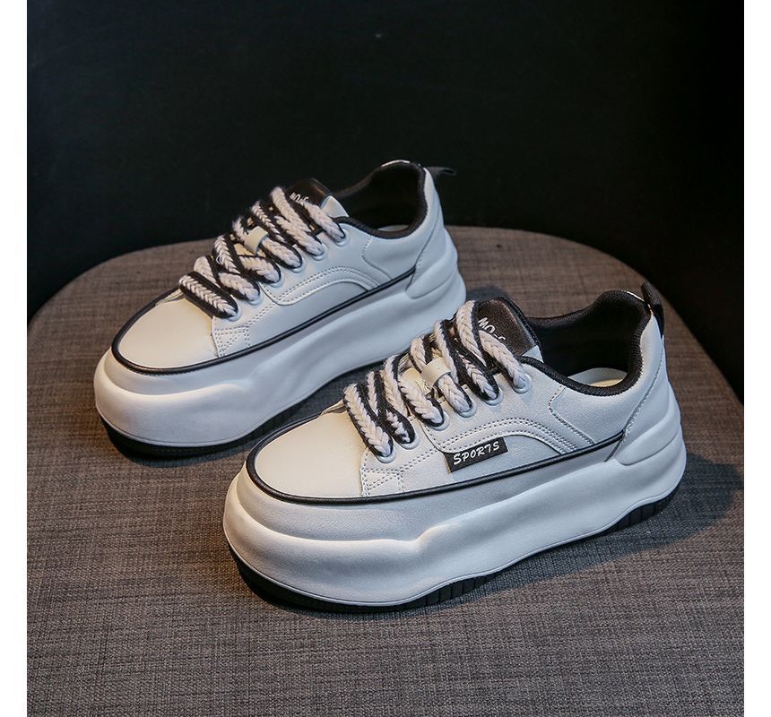 Lace Platform Up Sneakers