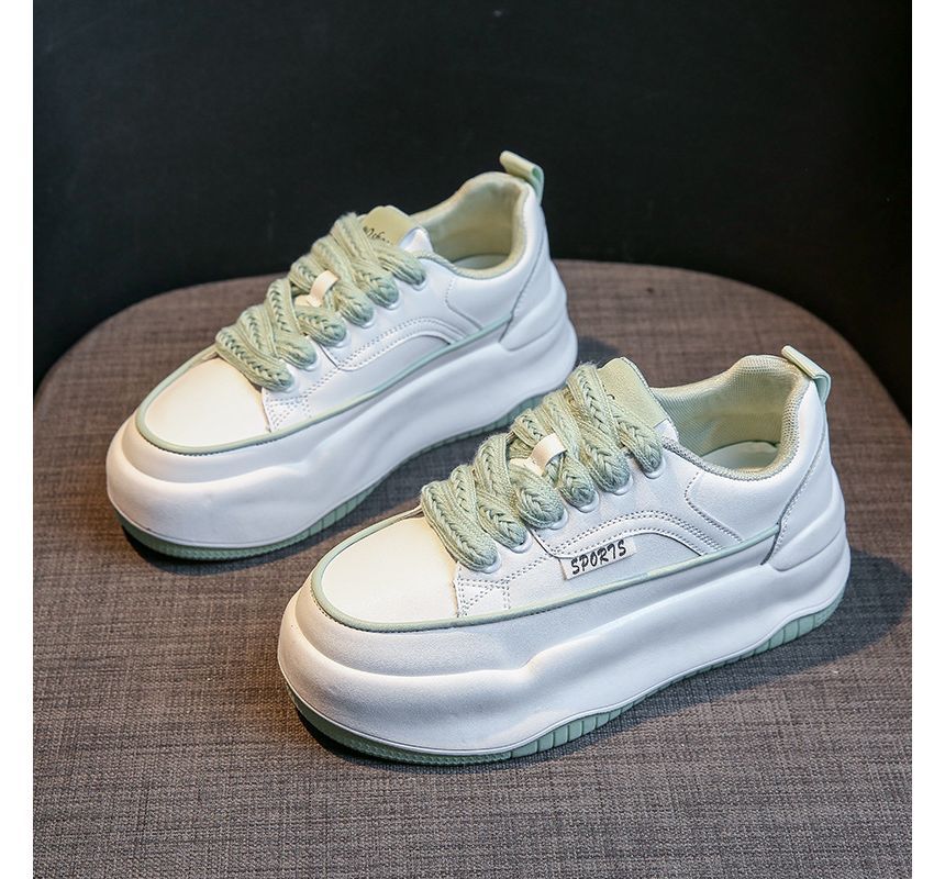 Lace Platform Up Sneakers