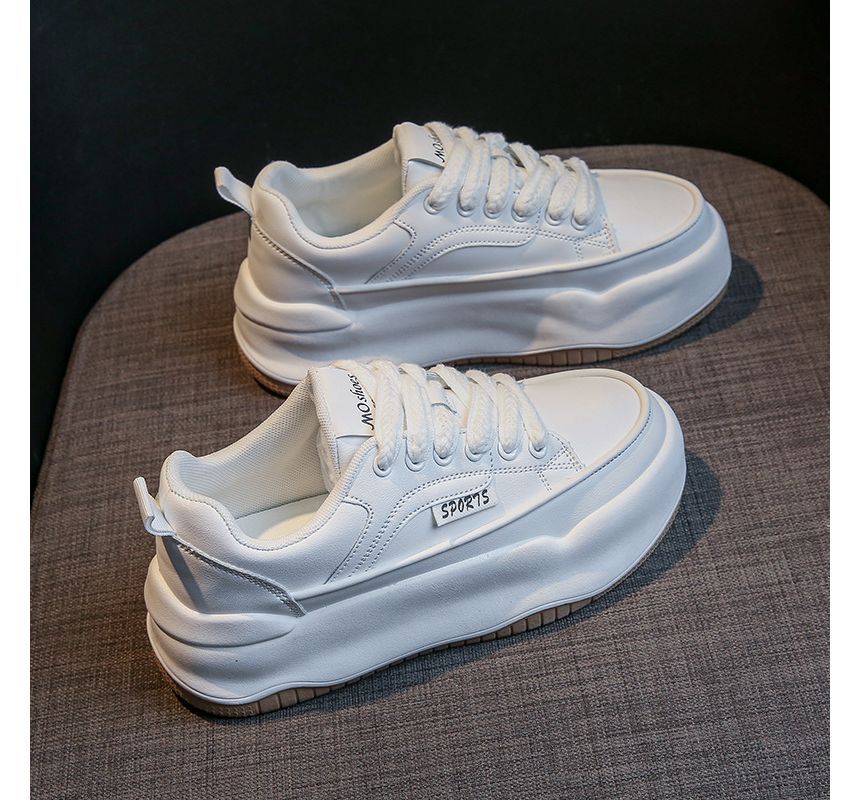 Lace Platform Up Sneakers