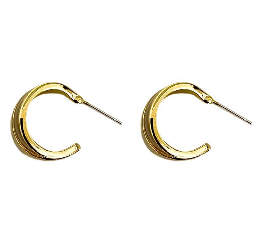 Earring Open Alloy Hoop