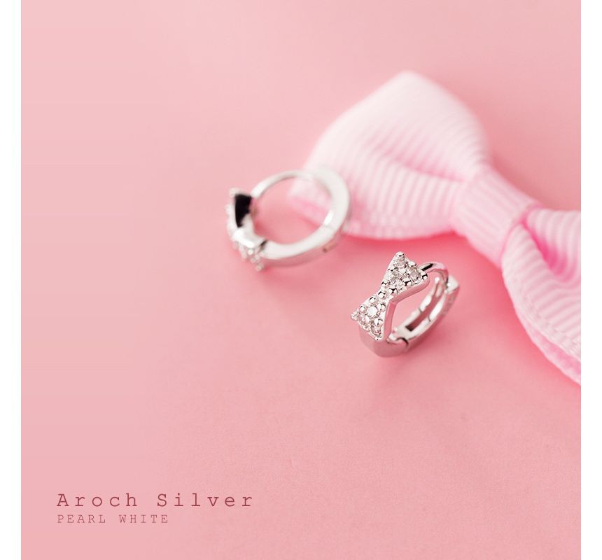 Cuff Bow Rhinestone Ear