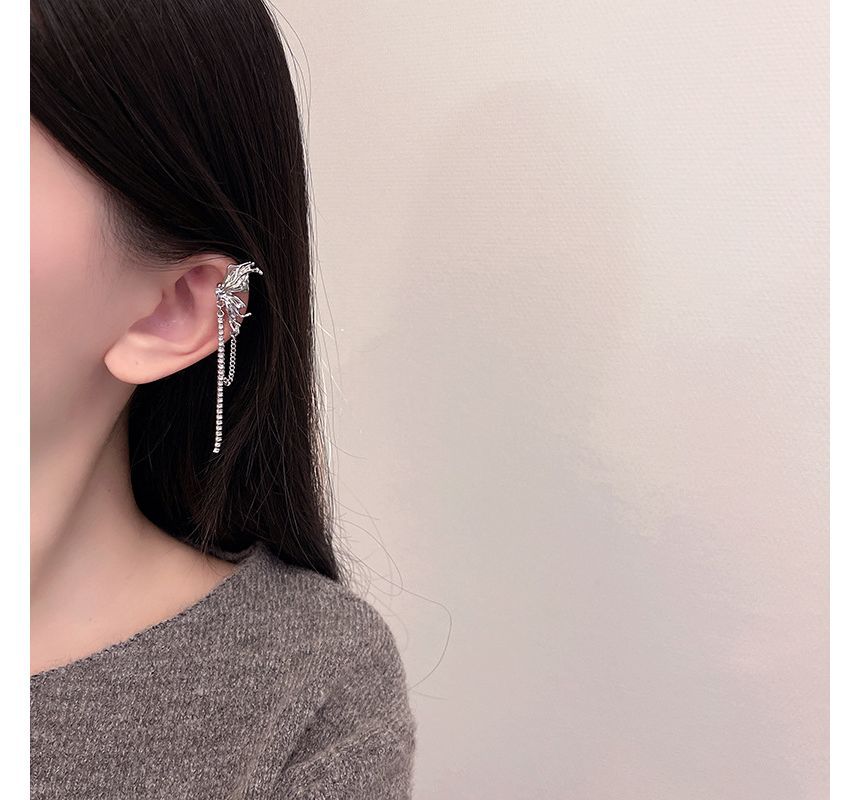 Ear Butterfly Cuff Chained