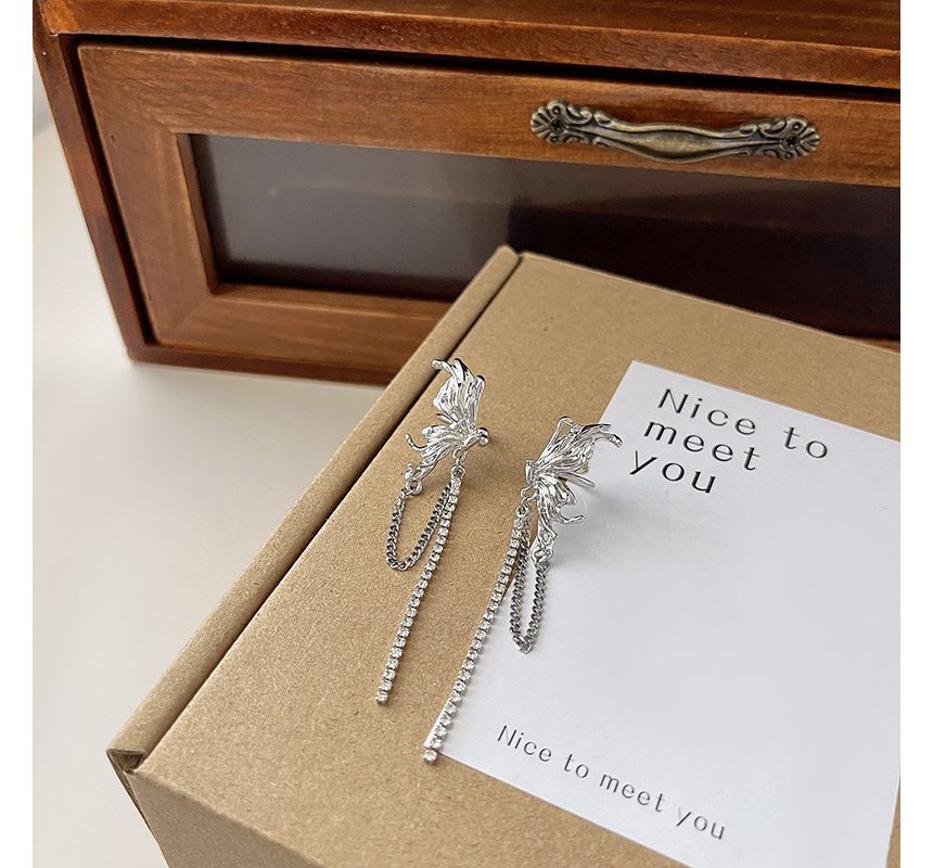 Ear Butterfly Cuff Chained