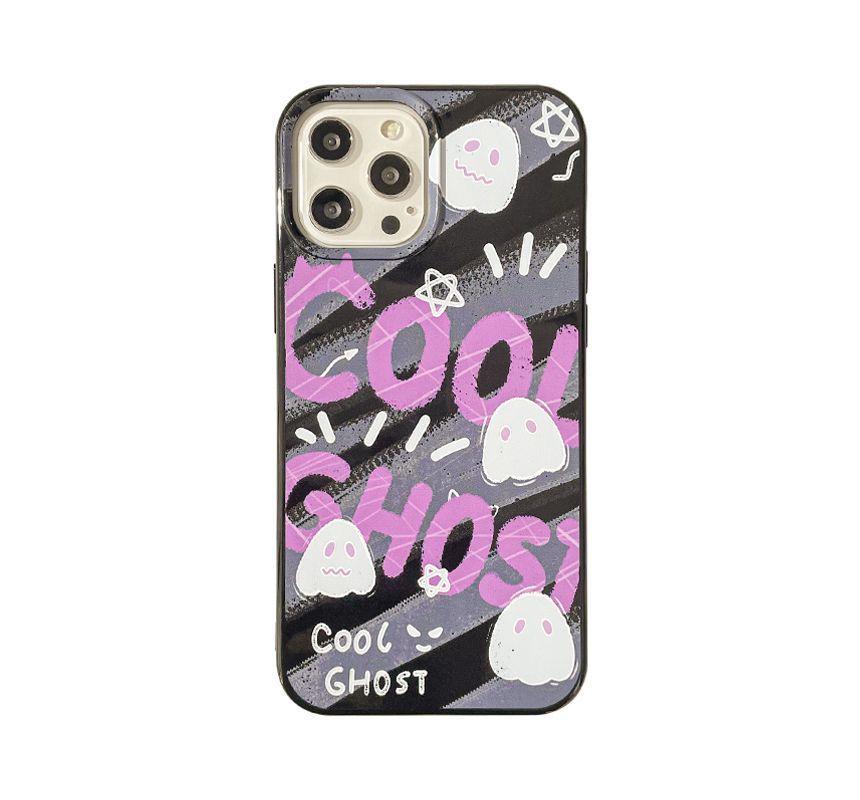 Phone Lettering Case Ghost