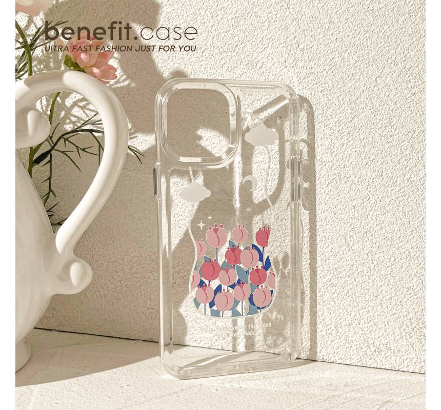Phone Tulip Case Transparent