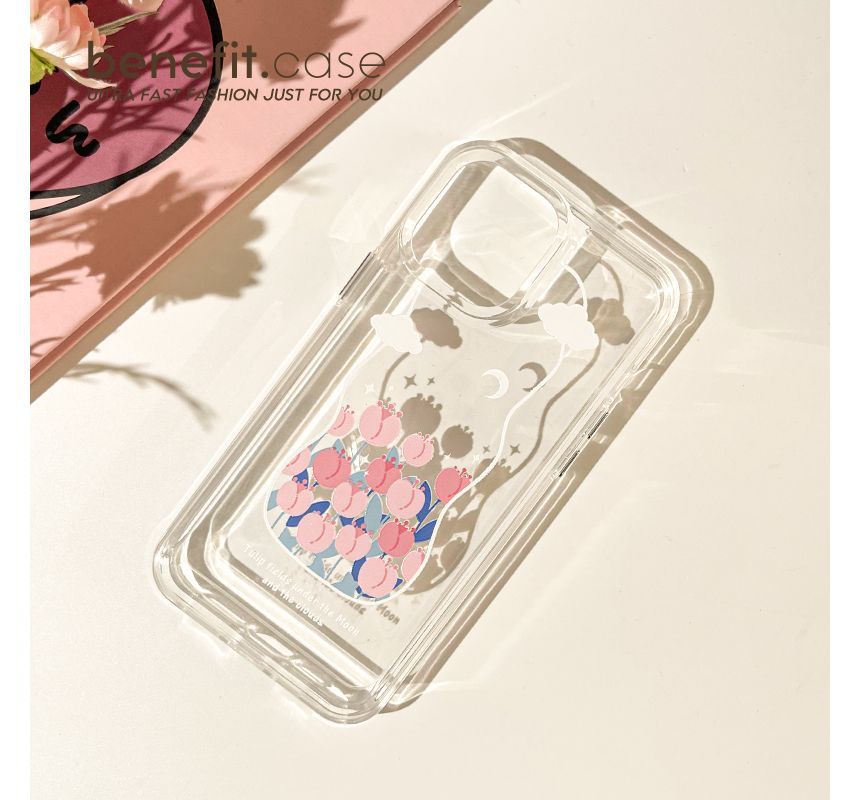 Phone Tulip Case Transparent