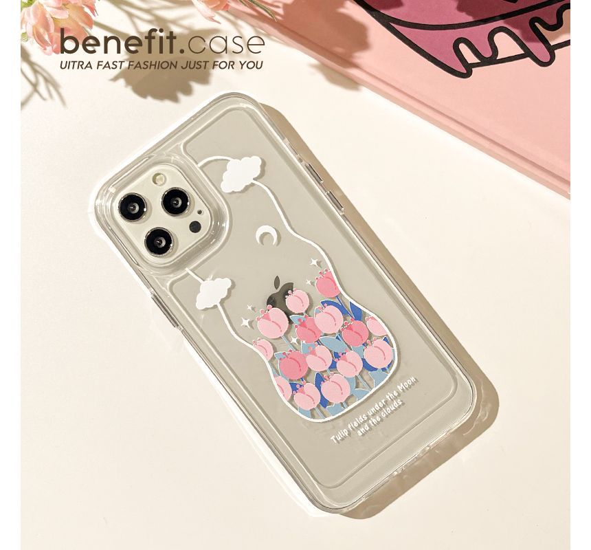 Phone Tulip Case Transparent