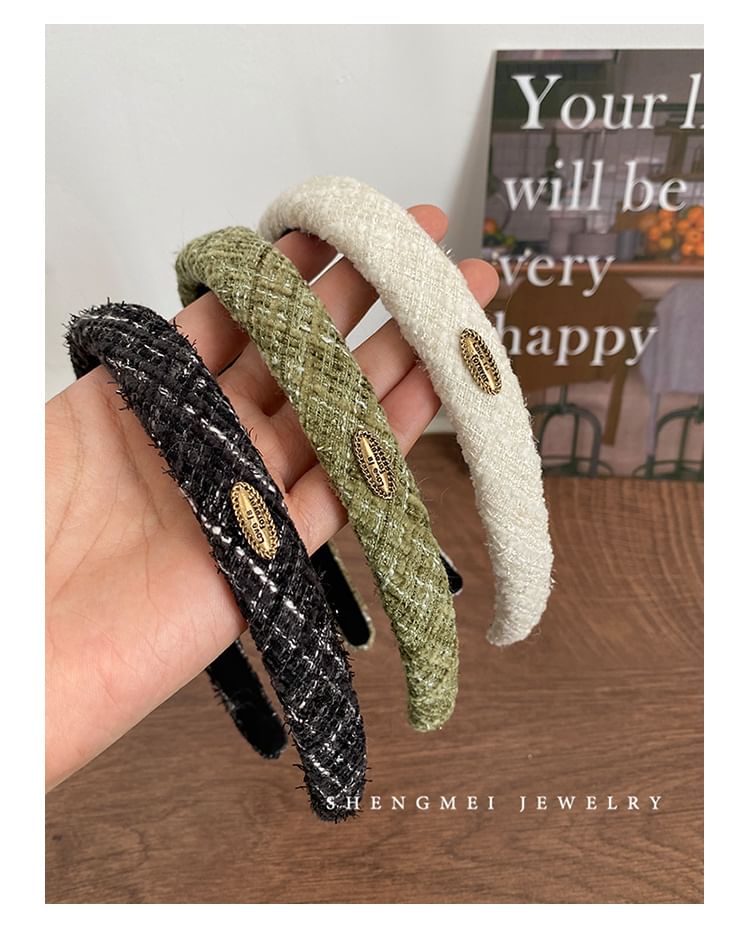 Logo Tweed Headband
