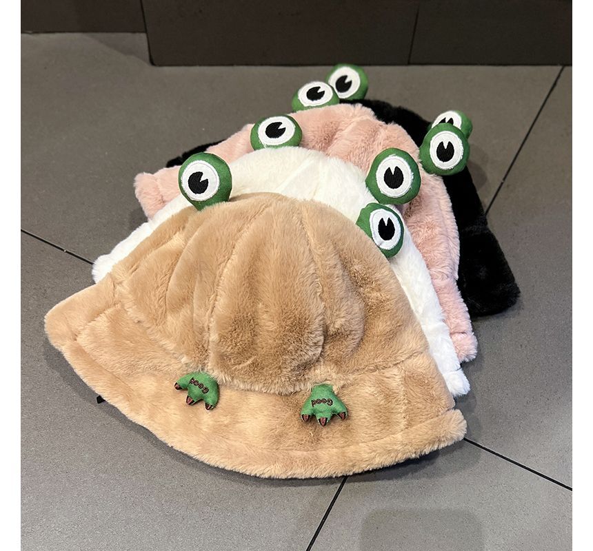 Chenille Hat Frog Bucket