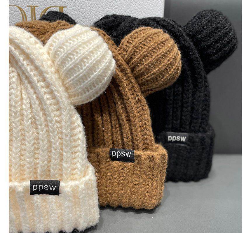 Beanie Bear Knit Ear