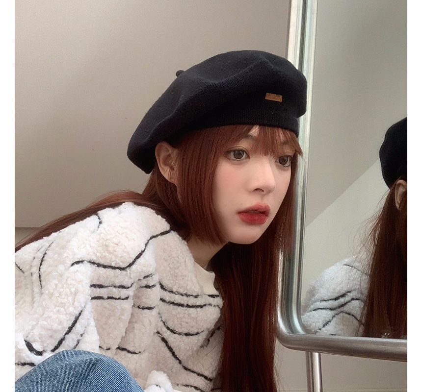 Hat Beret Plain
