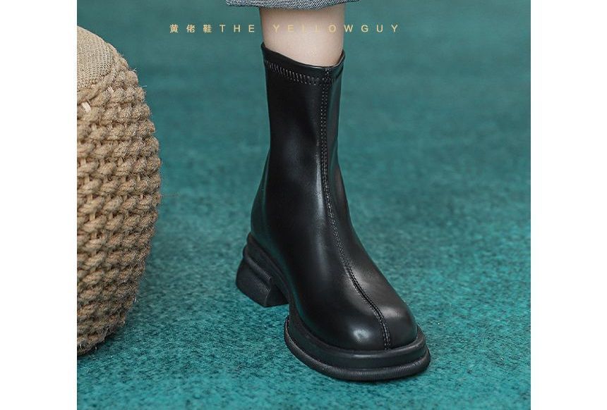 Short Boots Platform