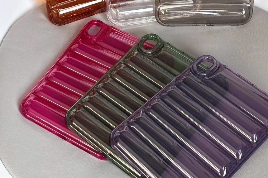Transparent Textured iPad Case