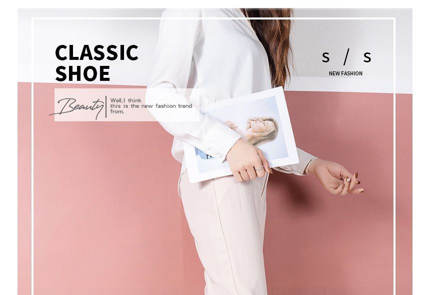 Block-Heel Pointed Pumps