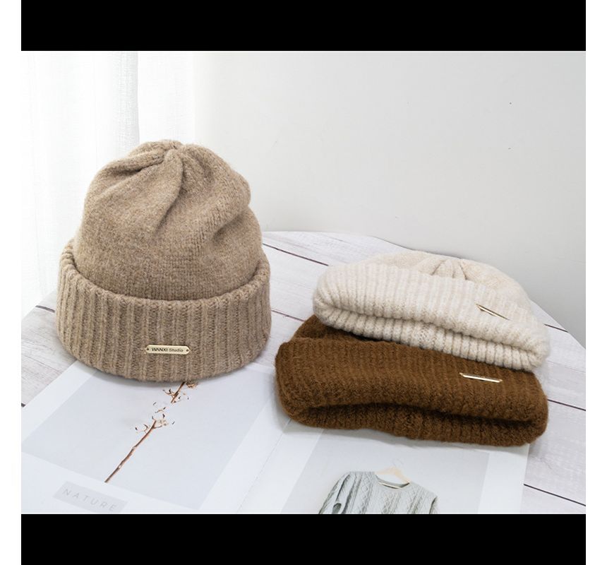 Logo Beanie Knit