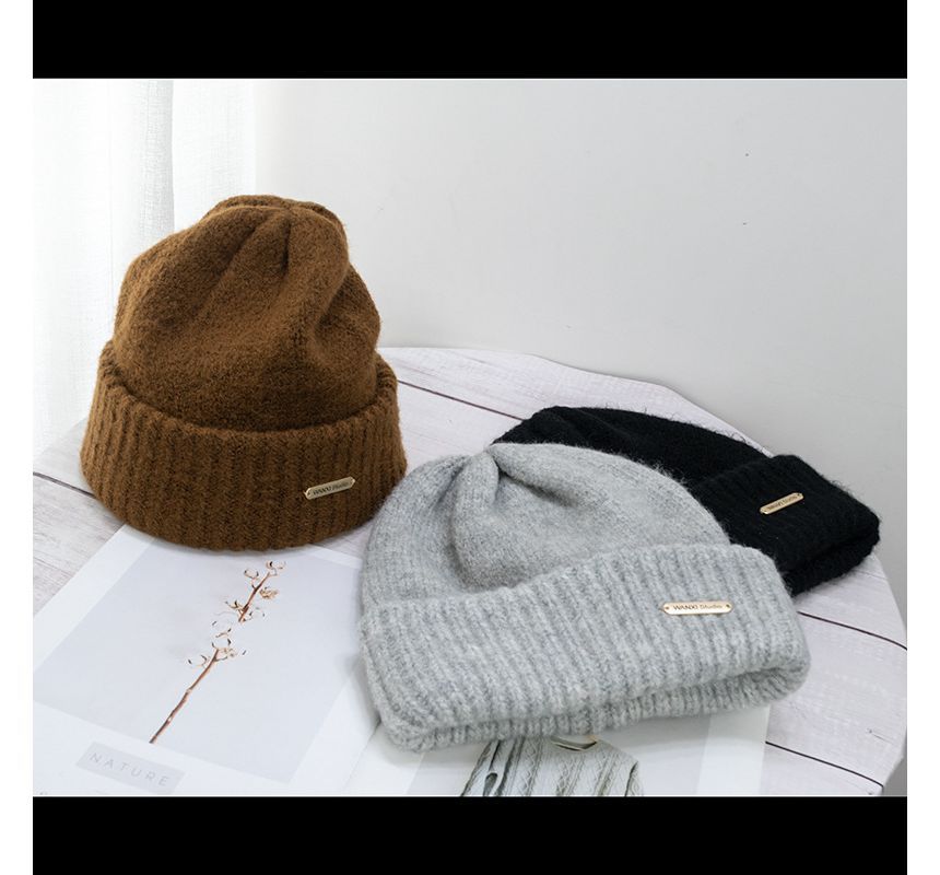 Logo Beanie Knit