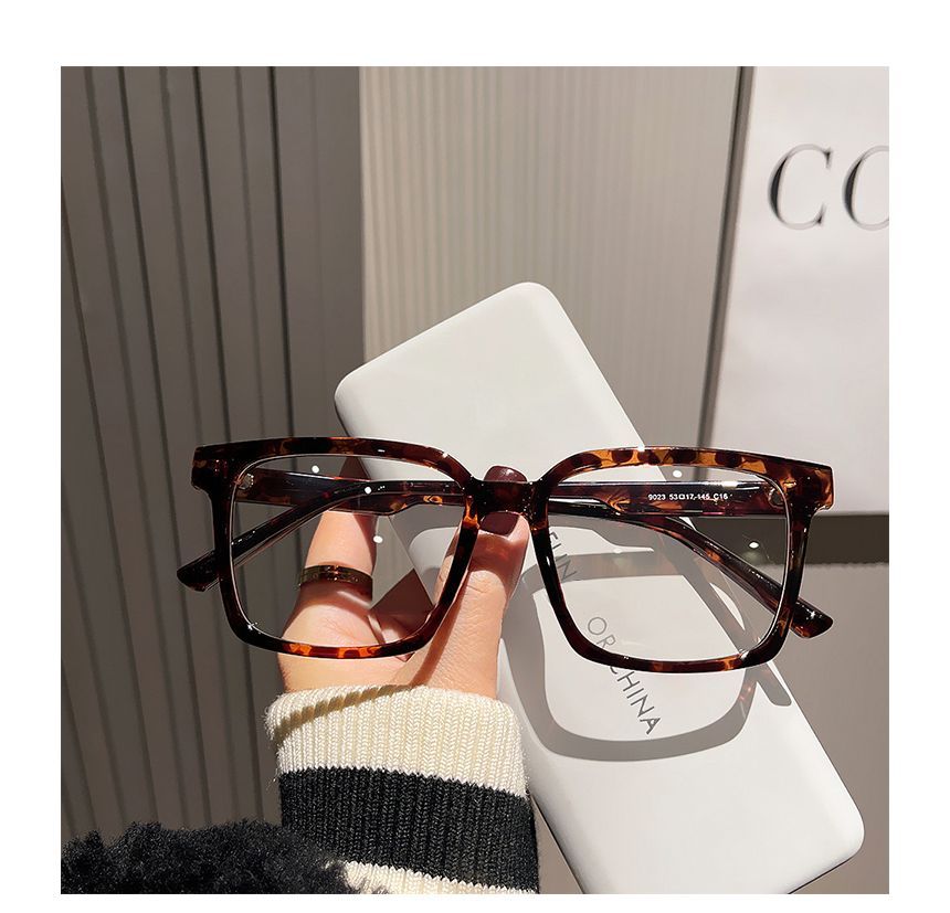 Square Blocking Frame Blue Light Eyeglasses