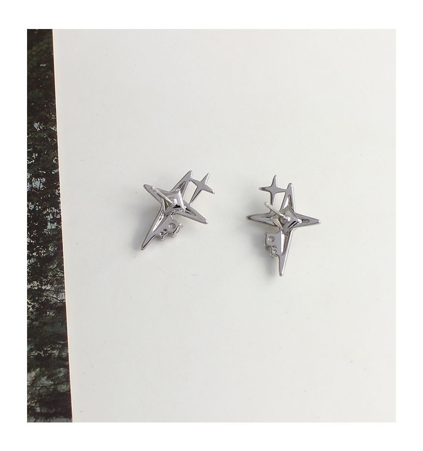 Alloy Star Earring Rhinestone
