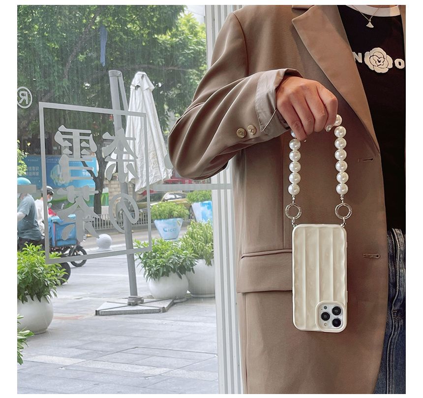 Faux Case Pearl Phone Chain