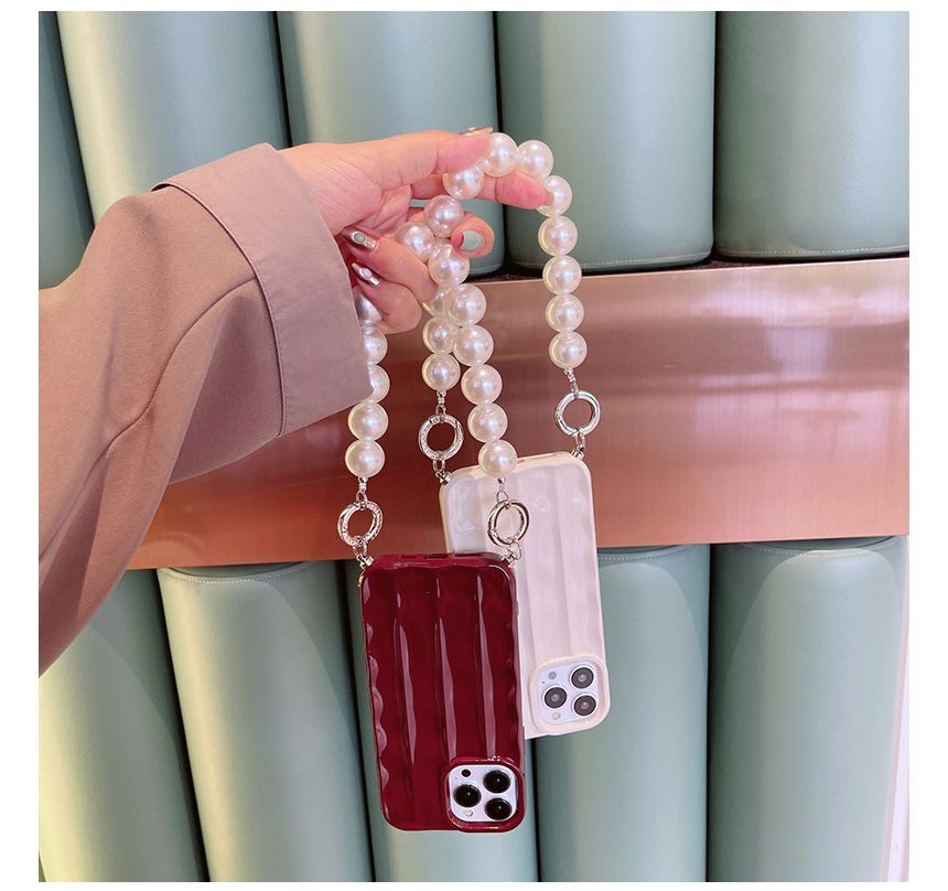 Faux Case Pearl Phone Chain
