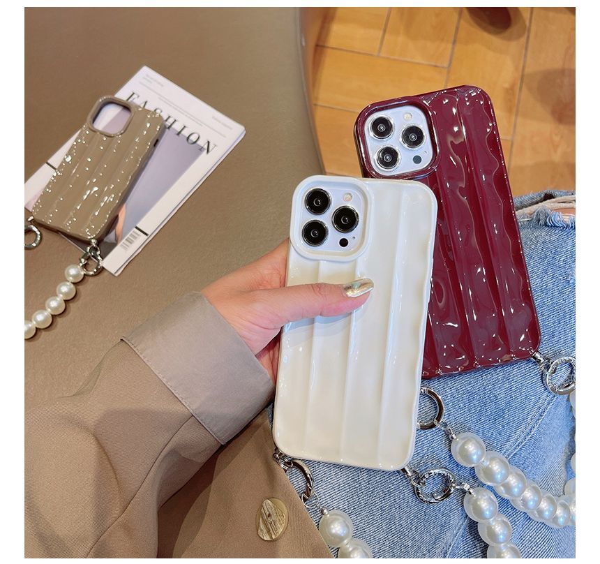 Faux Case Pearl Phone Chain