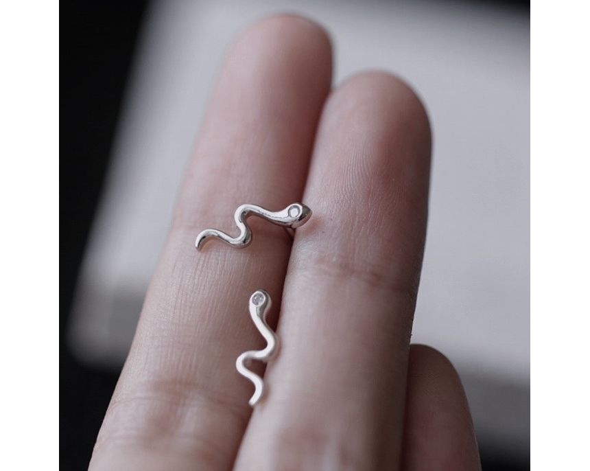 Snake Sterling Silver Earring